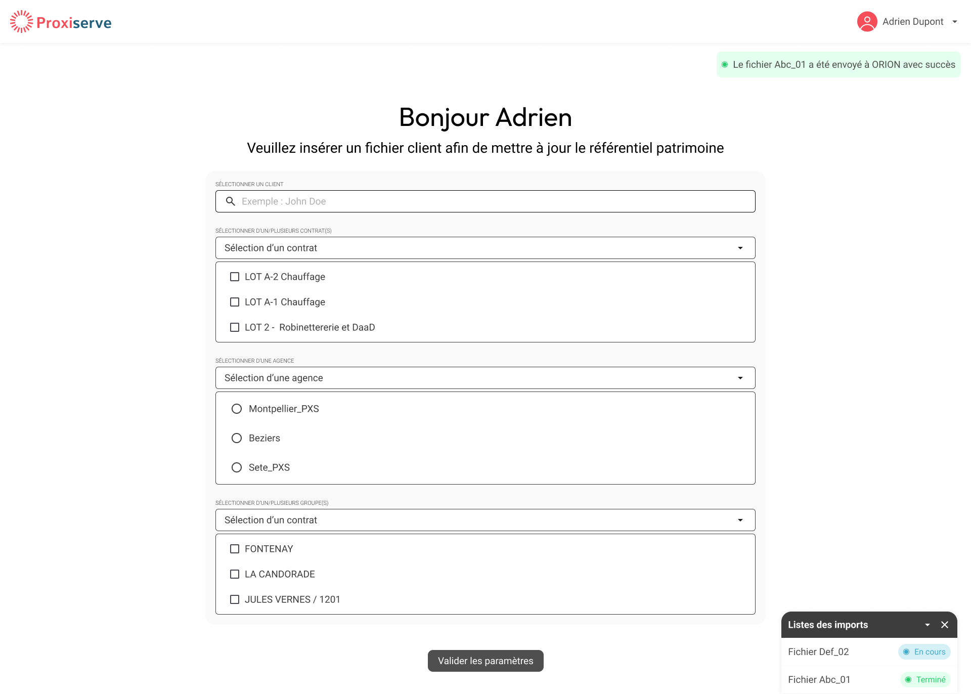 Étape 6 — Notification de succès